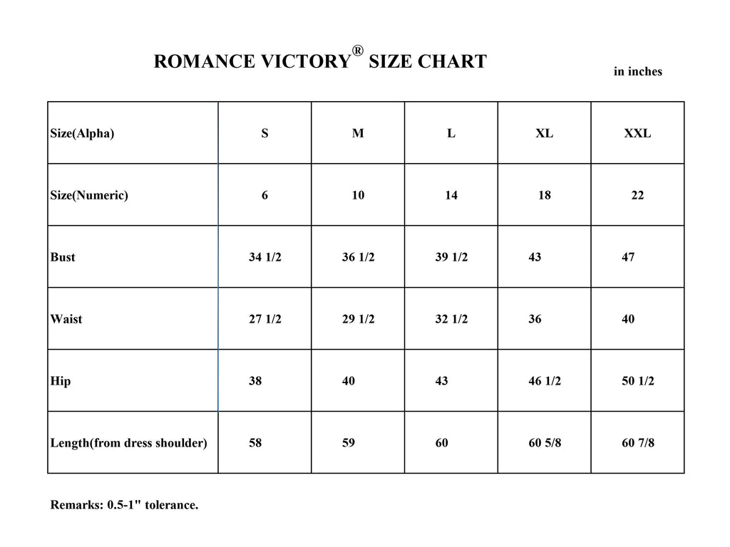 ROMANCE VICTORY Women's Embroidery Floor-length Empire Waist Bridesmaid Prom Dress