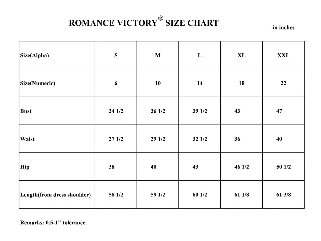 ROMANCE VICTORY Women's Short Sleeve V Neck Floor-length Empire Waist Bridesmaid Prom Dress