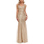 ROMANCE VICTORY Women's Sexy V-Neck Sleeveless Shinning Sequins Tulle Evening Mermaid Bridesmaid Cocktail Prom Dress