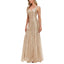 ROMANCE VICTORY Women's Sexy V-Neck Sleeveless Shinning Sequins Tulle Evening Mermaid Bridesmaid Cocktail Prom Dress