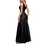 ROMANCE VICTORY Women's Sexy V-Neck Sleeveless Shinning Sequins Tulle Evening Mermaid Bridesmaid Cocktail Prom Dress