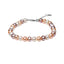 RVLA Multicolored Freshwater Cultured Pearl Bracelet with Sterling Silver Clasp, 8"(6.75"+1.25"extender)