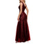 ROMANCE VICTORY Women's Sexy V-Neck Sleeveless Shinning Sequins Tulle Evening Mermaid Bridesmaid Cocktail Prom Dress