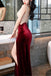 ROMANCE VICTORY Women's Sexy V-Neck Sleeveless Velvet Slit Evening Bridesmaid Cocktail Prom Dress