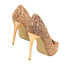 ROMANCE VICTORY Women's Shiny Sequins Pointed Toe Stiletto High Heels Pumps Wedding Party Prom Shoes