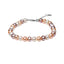 OSM Multicolored Freshwater Cultured Pearl Bracelet with Sterling Silver Clasp, 8