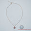 RVLA Romance Victory 18k rose gold diamond necklace Red Agate