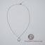 RVLA Romance Victory 18k white gold diamond necklace Mother of Pearl