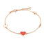 RVLA Romance Victory 18k rose gold enamel diamond bracelet