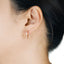 RVLA Romance Victory 18k gold diamond earrings