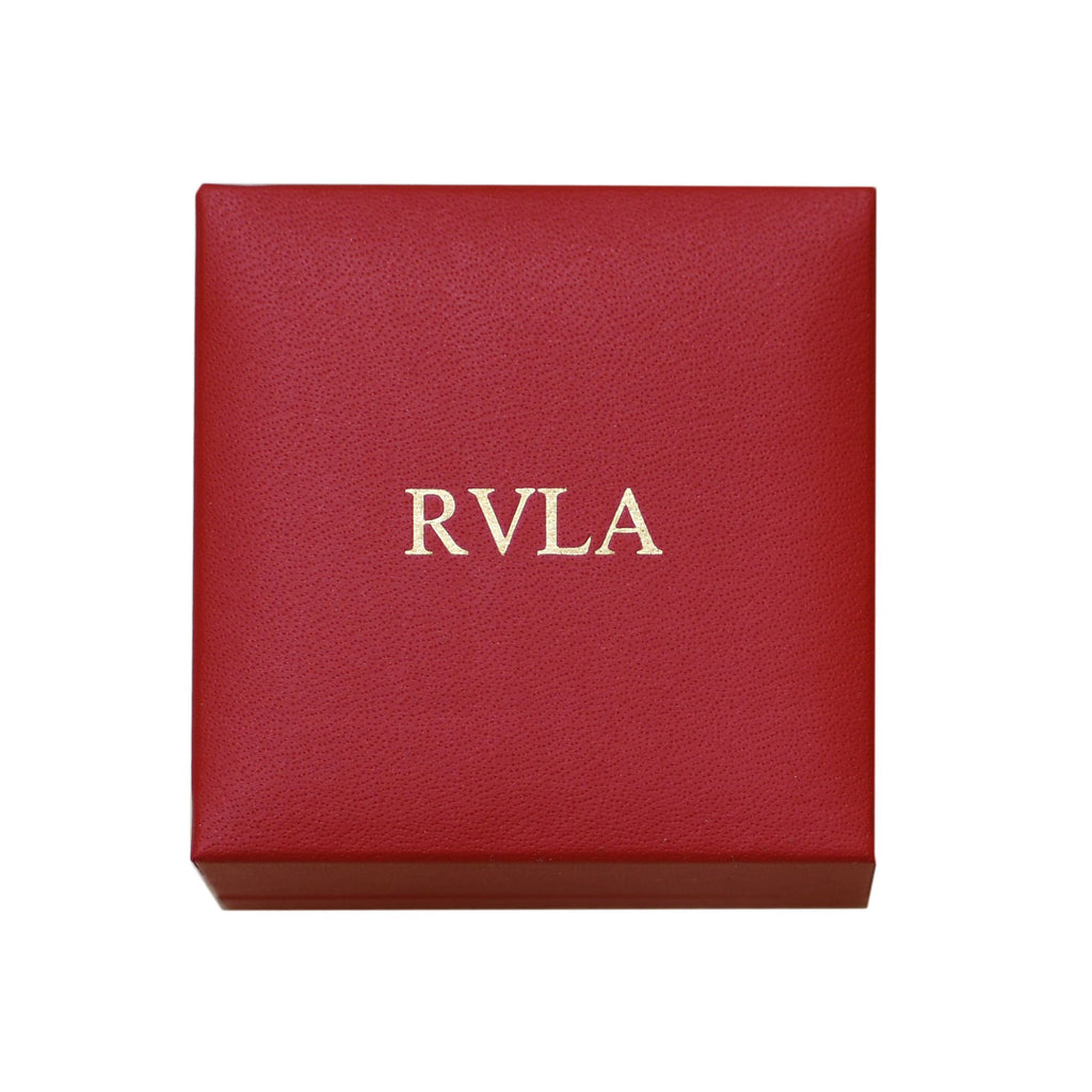 RVLA Romance Victory Classic Princess Diana Inspired 18k Solid Rose Gold Natural Diamond Natural Ruby Ring