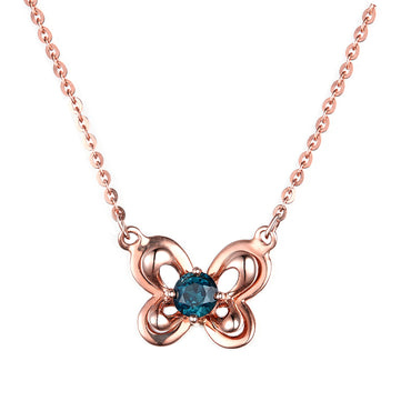 RVLA Romance Victory 18k Rose gold tourmaline necklace