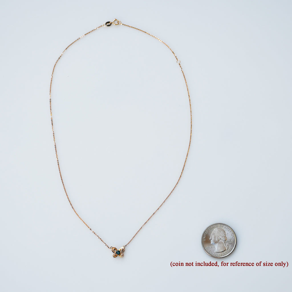 RVLA Romance Victory 18k Rose gold tourmaline necklace