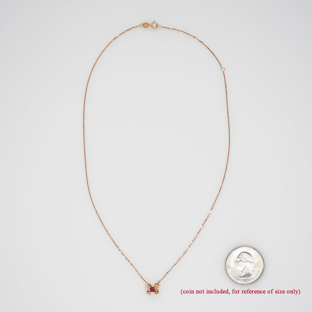 RVLA Romance Victory tourmaline rose gold necklace