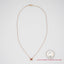 RVLA Romance Victory tourmaline rose gold necklace