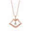 RVLA Romance Victory 18k gold necklace with diamond pendant Lips