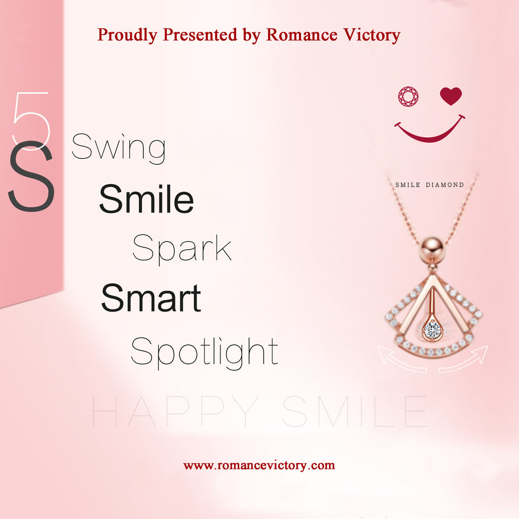 RVLA Romance Victory solid 18k rose gold diamond necklace