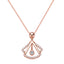 RVLA Romance Victory solid 18k rose gold diamond necklace