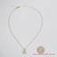 RVLA Romance Victory solid 18k rose gold diamond necklace