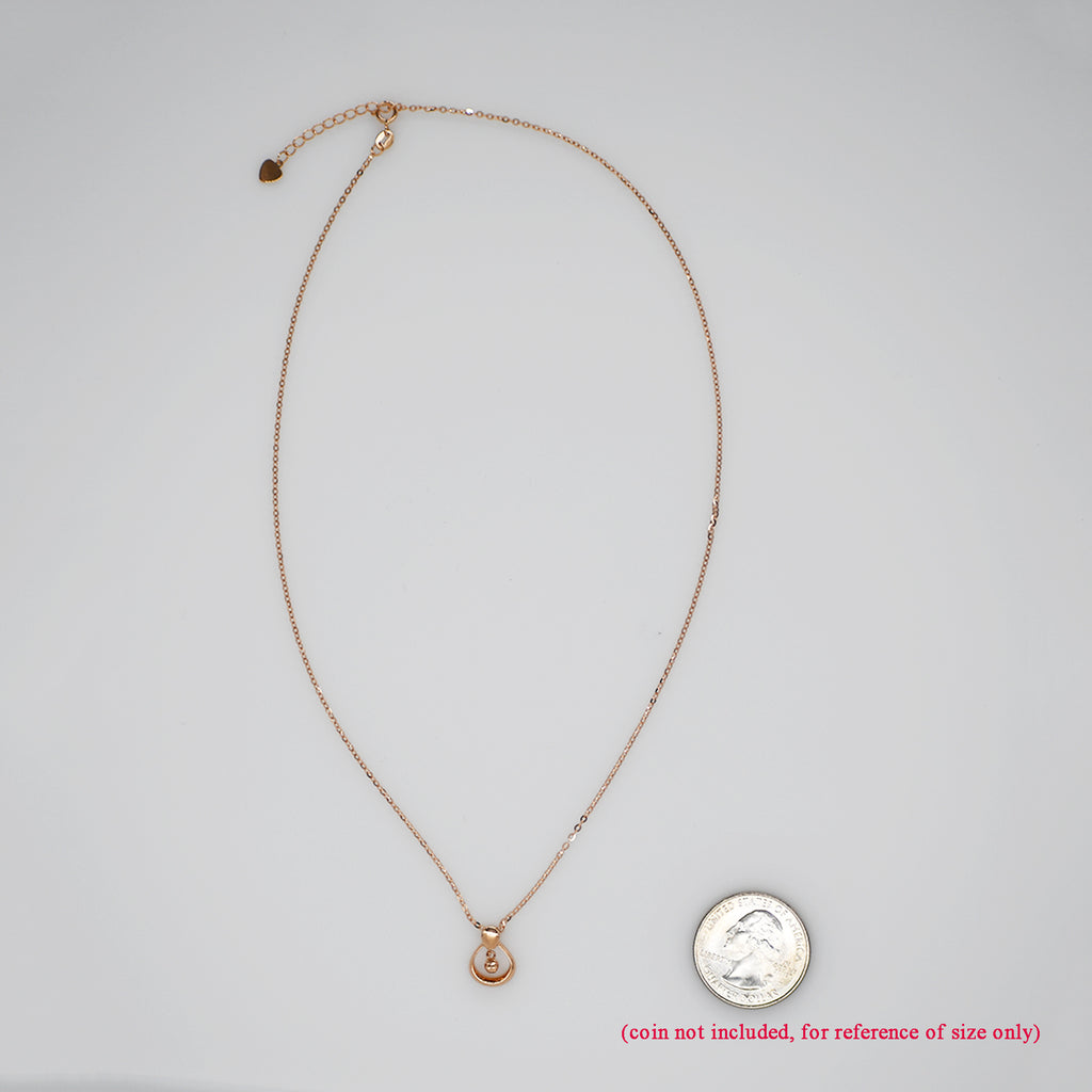 RVLA Romance Victory 18k rose gold necklace Dancing Droplet